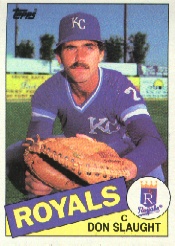 1985 Topps Baseball Cards      542     Don Slaught